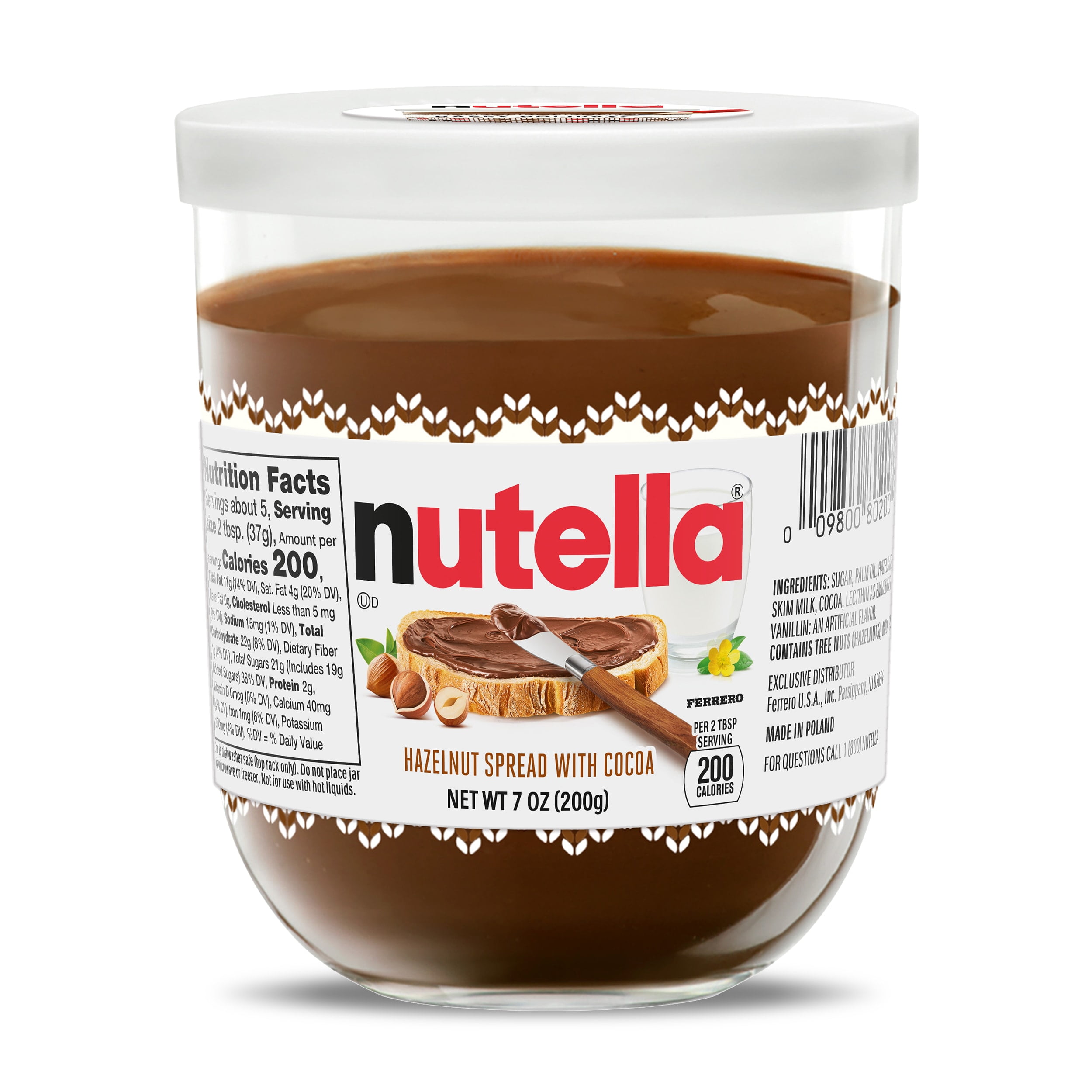 Nutella Nutella Hazelnut Spread 5kg Jar - MADE IN – Cerini Coffee & Gifts