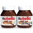 thumbnail image 1 of Nutella Hazelnut Spread with Cocoa, Creamy Hazelnut Spread, Breakfast Favorite, 2 Jars, 45.8 oz, 1 of 16