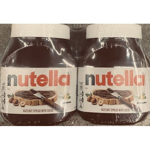 Nutella Hazelnut Spread With Cocoa Twin Pack 26.5 oz - 2 JARS
