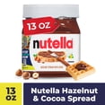 thumbnail image 1 of Nutella Hazelnut Spread with Cocoa, Creamy Hazelnut Spread, Breakfast Favorite, 13 oz Jar, 1 of 17