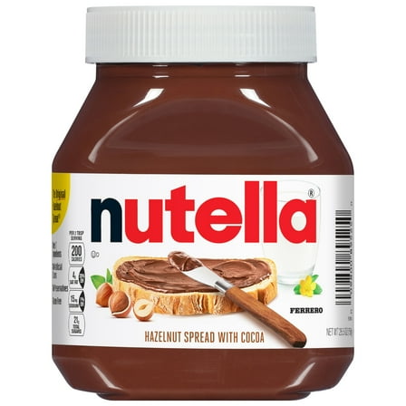 Nutella Hazelnut Spread with Cocoa, Creamy Hazelnut Spread, Breakfast Favorite, 26.5 oz Jar