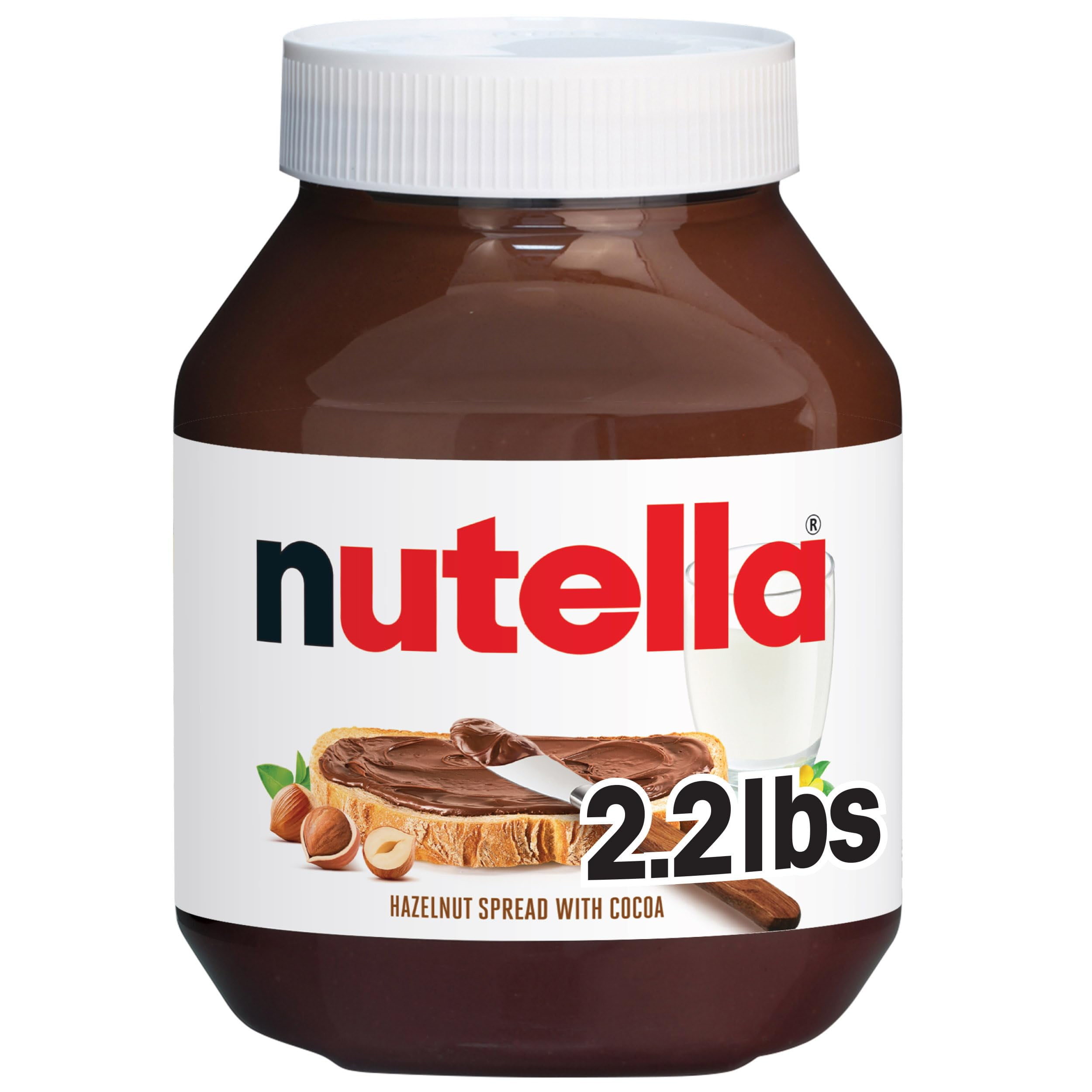 Nutella Hazelnut Spread with Cocoa for ITL1Breakfast, 35.3 oz Jar