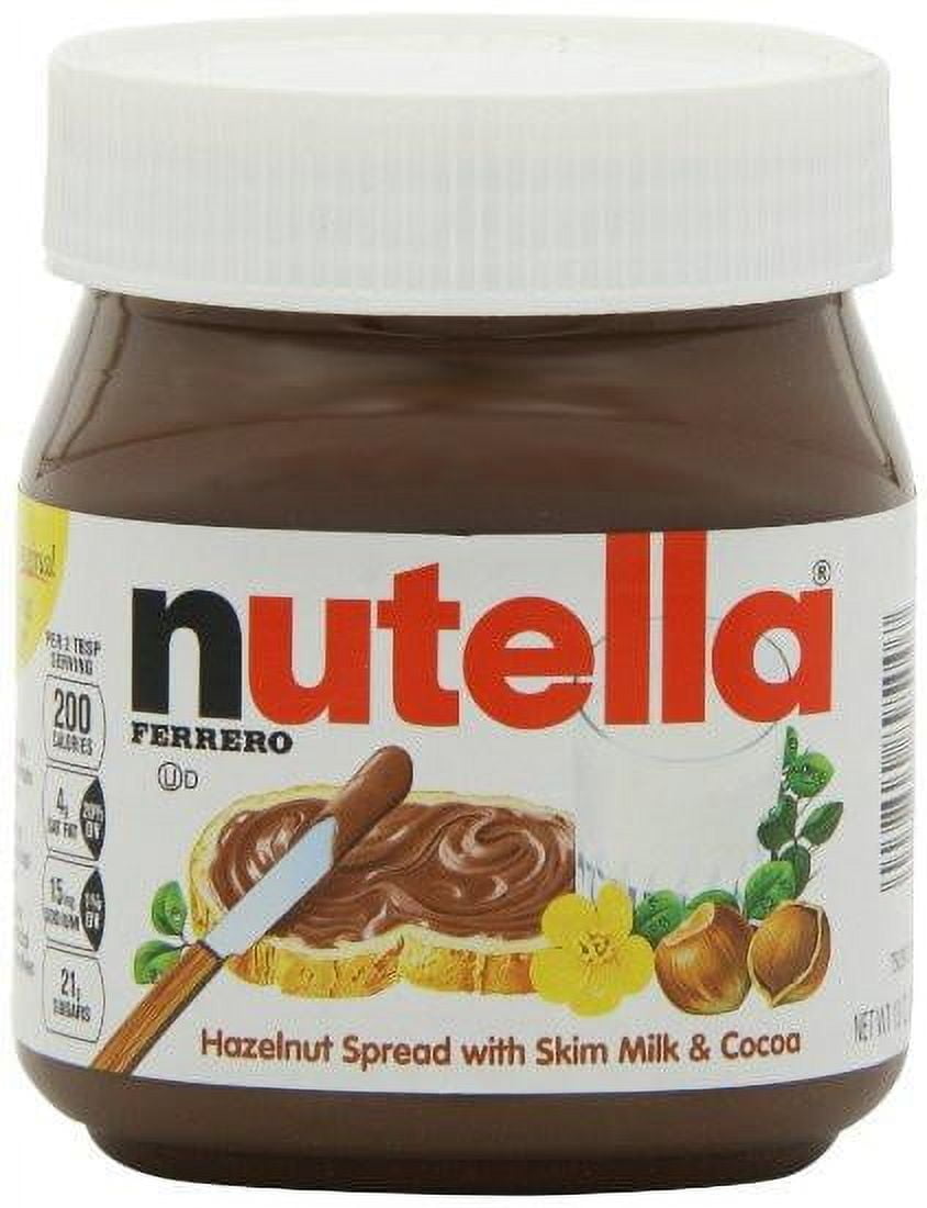 Nutella - Hazelnut Spread with Skim Milk and Cocoa, 13oz (371g) Plastic