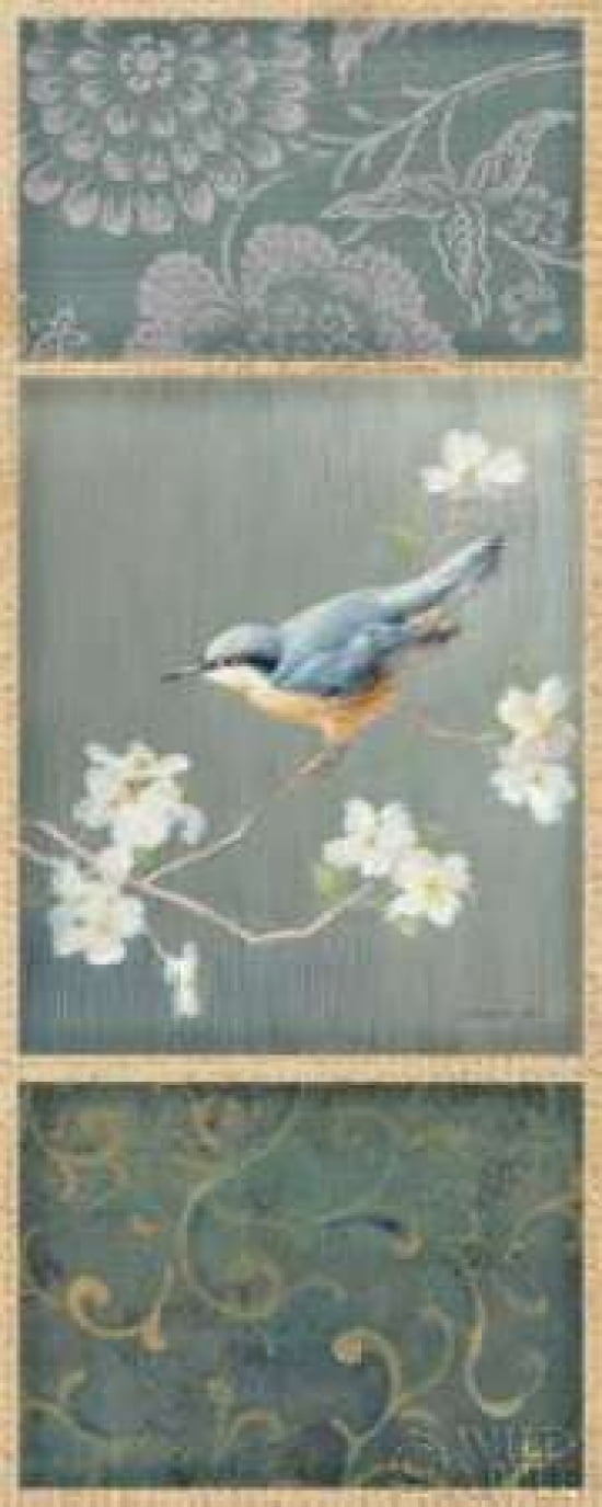 Nuthatch - Wag Canvas Art - Danhui Nai (10 x 20)