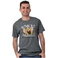 thumbnail image 1 of Nuthin But Muskcle Popeye Sailor Unisex Plus Size Graphic Tee Brisco Brands 2X, 1 of 2