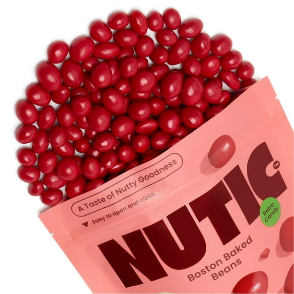 Nutic Boston Baked Beans Candy, 1 lb | Coated Peanuts in Bulk
