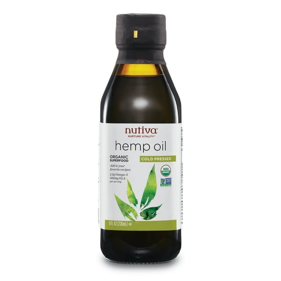 Nutiva Organic Hemp Oil, 8 fl oz