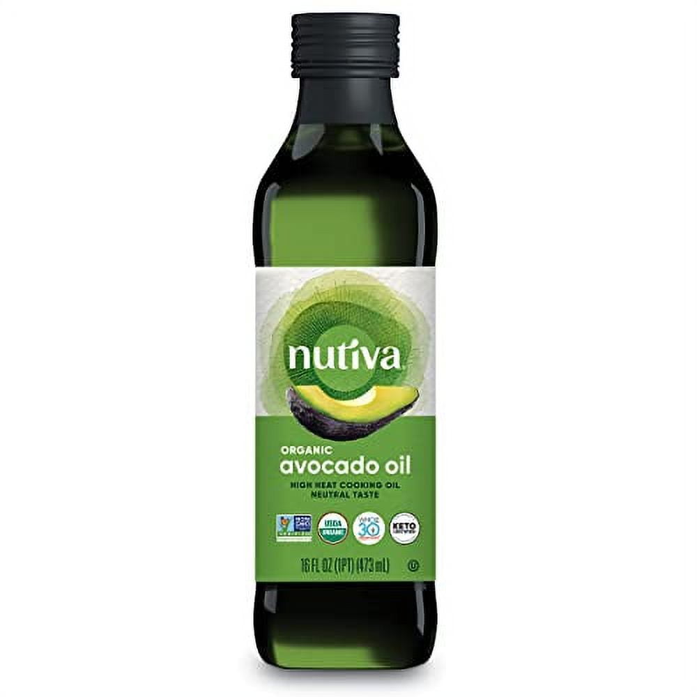 Nutiva Organic SteamRefined Avocado Oil, 100 Pure, 16 Fl Oz, USDA