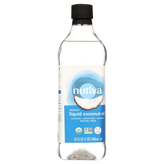 Nutiva Organic, Unrefined, Liquid Coconut Oil, 32 fl oz