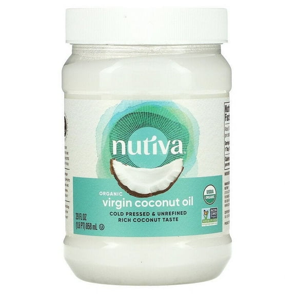 Nutiva, Organic Virgin Coconut Oil, 29 fl oz Pack of 3