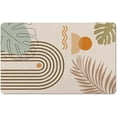 thumbnail image 1 of Nutksea Boho Bathroom Rugs Cute Bath Mat Non-Slip Modern Abstract Minimalism Boho Bathroom Mat Soft Machine Washable Boho Floor Mats,17''''x 27'''', 1 of 5
