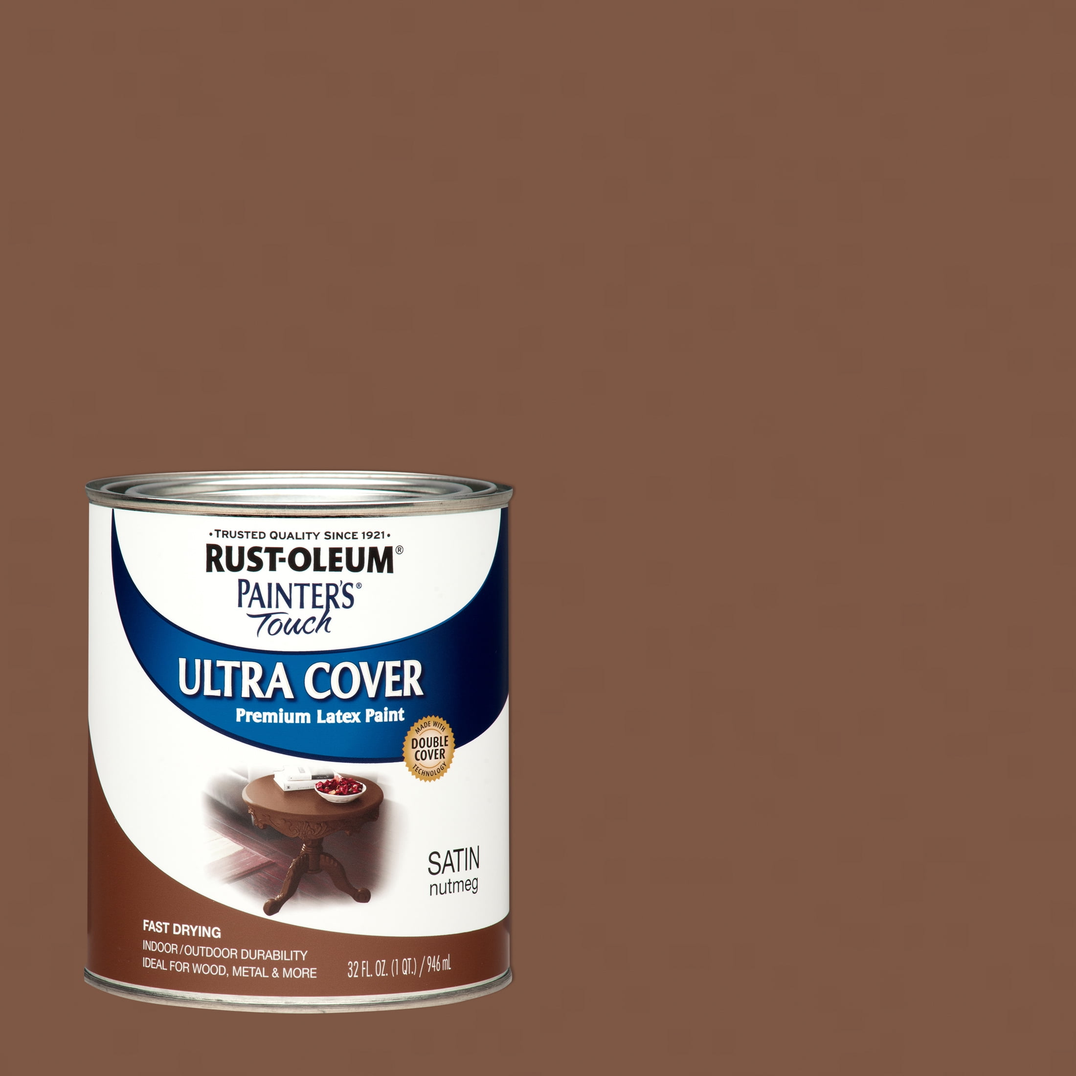 Nutmeg, RustOleum Painter's Touch Ultra Cover Satin, Quart, 2 Pack