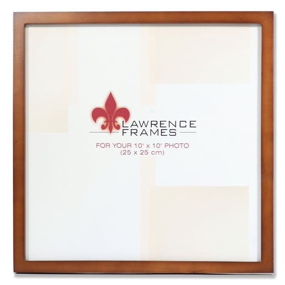 Nutmeg Square-Corner 10x10 frame by Lawrence - 10x10