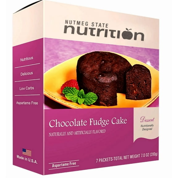 Nutmeg State Nutrition - High Protein Mug Cake Dessert, 12g Protein, 130 Calories, Low Sugar, Low Calorie, 7 Servings Per Box