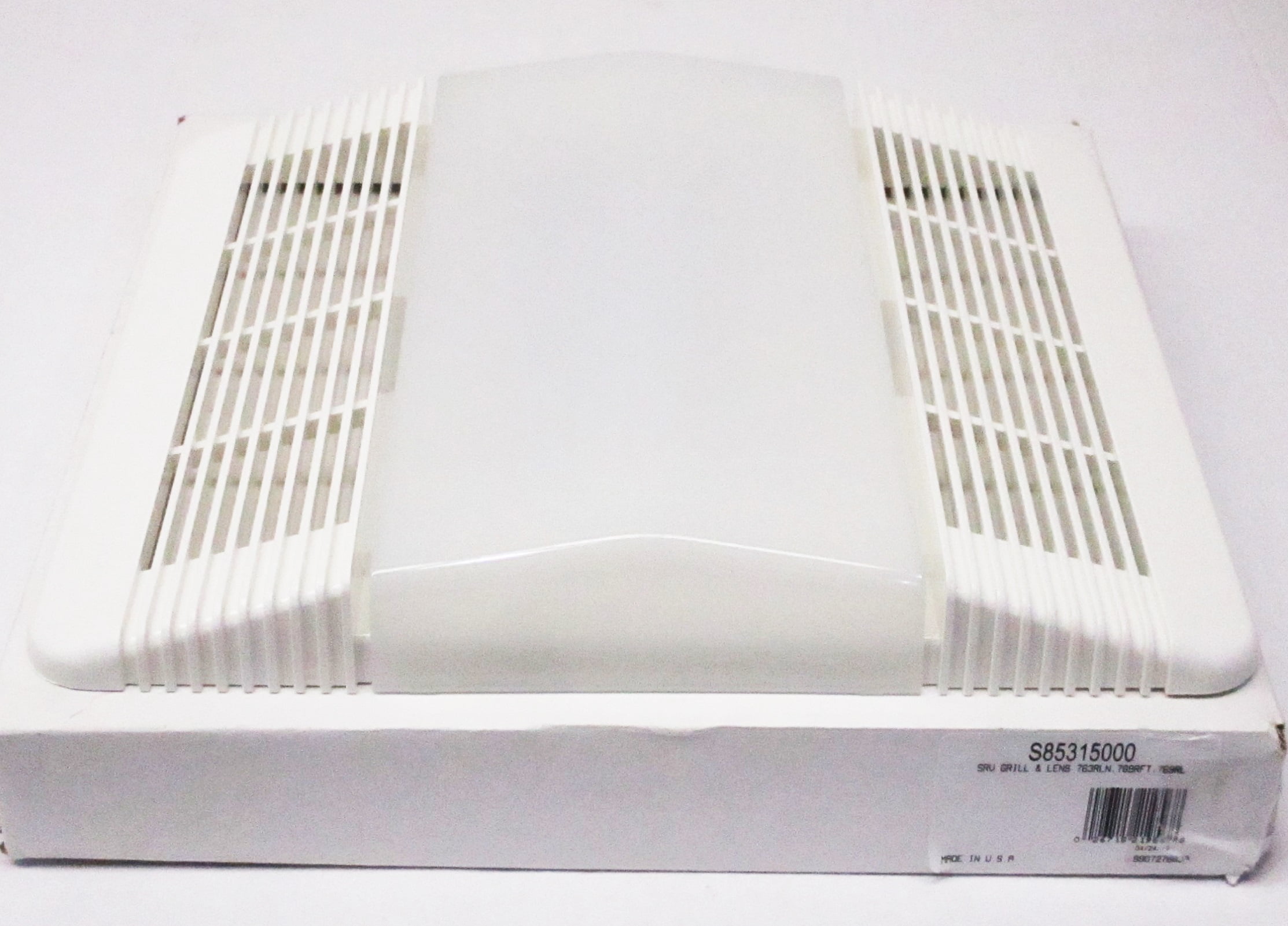 Nutone Grille & Lens 763RLN, 769RFT, 769RL, 770F, V769RF, VF305CN