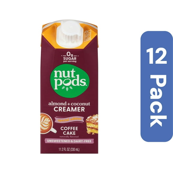 Nutpods Coffee Cake Creamer 11.2 oz (Pack Of 12)