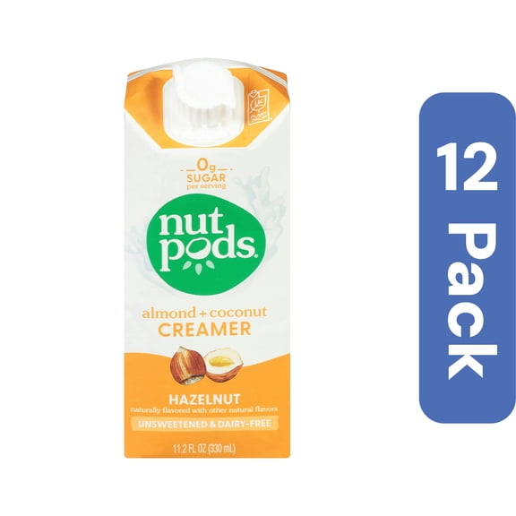 Nutpods Creamer Dairy-Free Hazelnut 11.2 oz (Pack Of 12)