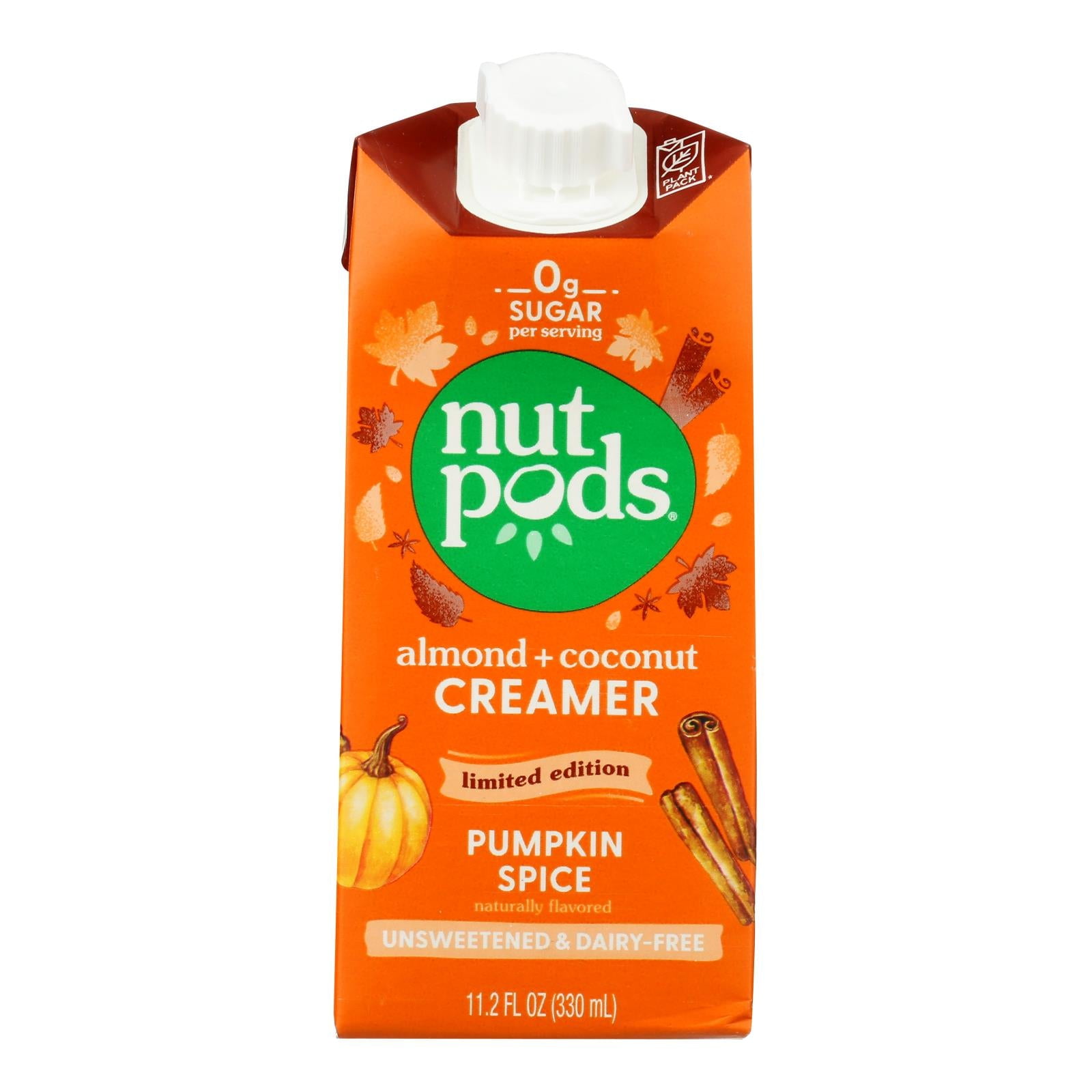 Nutpods, Dairy Free Pumpkin Spice Creamer, 11.2 Fl Oz