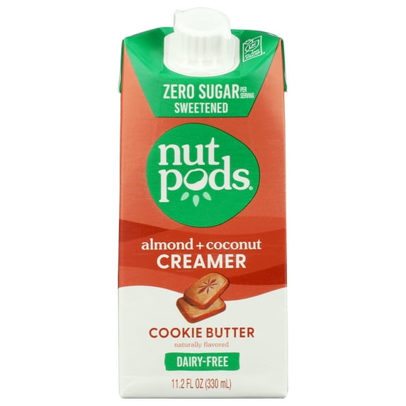 Nutpods Sweetened Cookie Butter 11.2Oz 11.2 Fluid Ounce, Pack Of 12