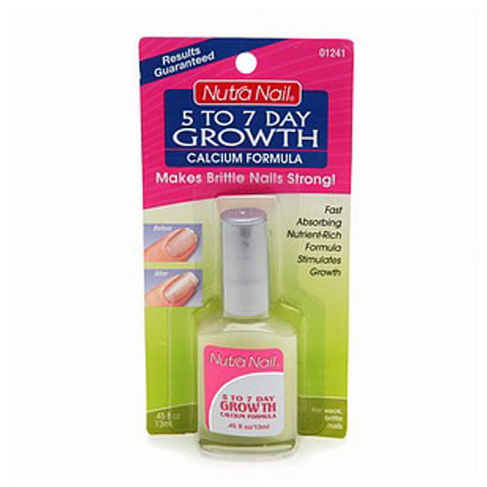 Nutra Nail 5 To 7 Day Growth Calcium Formula 0.45 Oz, 3 Ea