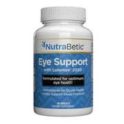 NutraBetic Eye Support Tablets, Optimum Eye Health, Visual Function, Antioxidants for Ocular Health, Diabetic Support, Lutemax 2020, 30 Count