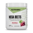 thumbnail image 1 of NutraBio Mega Beets- Organic Beet Root Powder Nitric Oxide Superfood, NO3-T Nitrates and Antioxidants - Super Beets Supplement- Supports Performance, Circulation, Blood Flow, Overall Health - 30Sv, 1 of 9