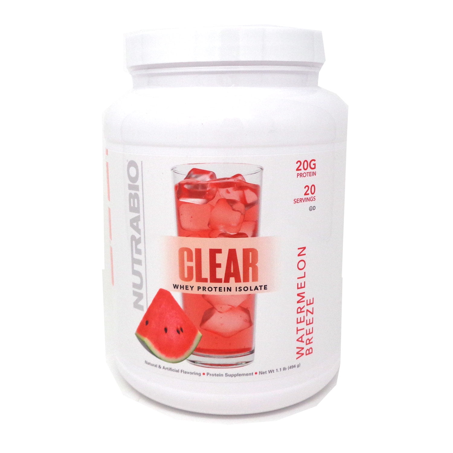 Nutrabio Clear Whey Protein Isolate Watermelon Breeze
