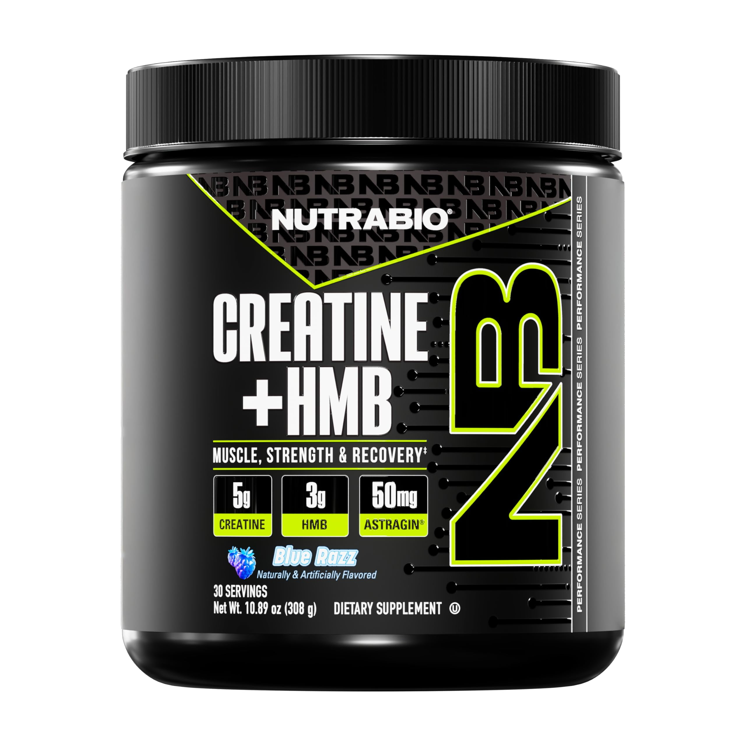 BBB HMB & CREATINE ×2箱 NutraBio Creatine + HMB- Creatine Monohydrate with HMB Powder for