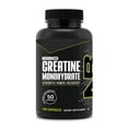 thumbnail image 1 of NutraBio Micronized Creatine Monohydrate Capsules, Creatine Supplements Supports Muscle Energy, Strength, and Growth- 150 Capsules, 1 of 10