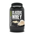 thumbnail image 1 of NutraBio Classic Whey Protein Powder- 25G of Protein Per Scoop - Full-Spectrum Amino Acid Profile - No Fillers, Artificial Colors, Preservatives - Low Glycemic Index - Creamy Vanilla, 2 Pounds, 1 of 7