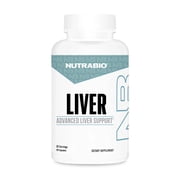 NutraBio Liver Supplement- Advanced Liver Support with Antioxidants, Milk Thistle Liver Detox, Glutathione, Tudca- Promotes Liver Cleanse Detox and Repair- 90 Capsules