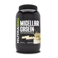 thumbnail image 1 of NutraBio Micellar Casein Protein Powder- Casein Protein Powder- Slow Digesting - Muscle Growth - Essential Amino Acids - Non-GMO - Gluten & Soy Free- 2 lbs Vanilla, 1 of 9