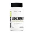 thumbnail image 1 of NutraBio Lions Mane Supplement Capsules- Organic Lion's Mane Mushroom Powder (500mg)- Focus, Memory, Immunity - 60 Vegetable Capsules, 1 of 9