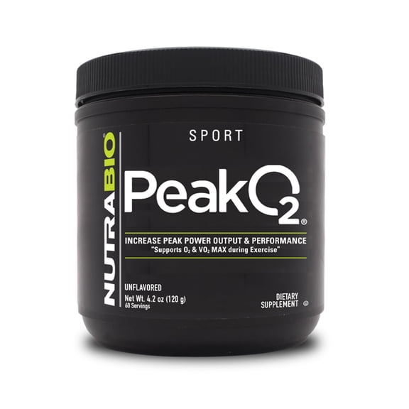 NutraBio Labs Peak O2, Unflavored, 4.2 oz (120 g), Nutritional Supplement