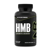 NutraBio HMB Supplement, 1000 mg, 120 Capsules