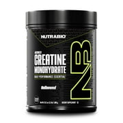 NutraBio Creatine Monohydrate Powder, Unflavored, 1000 g - Supports Muscle Energy, Recovery, and Strength