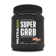 NutraBio Super Carb - Complex Carbohydrate Supplement Powder - Cluster Dextrin and Electrolytes for Performance Enhancement & Muscle Recovery - Orange Mango, 30 Servings