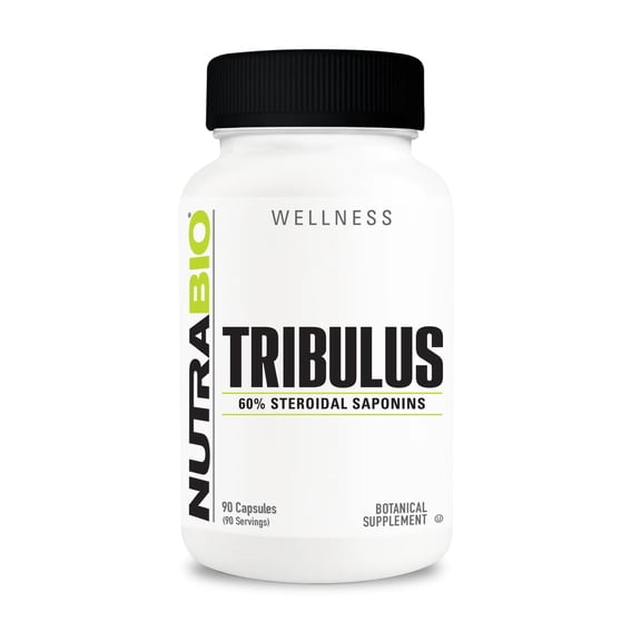 NutraBio Tribulus Terrestris Extract Supplement, 500mg - Tribulus Terrestris for Men and Women- Natural Vitality Booster, 90 Capsules
