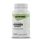 NutraBio Yohimbe (4mg)- Yohimbe Supplement for Men and Women- Yohimbe Bark Extract- 4mg- 90 Vegetable Capsules