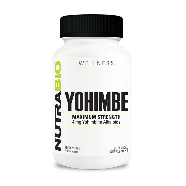 NutraBio Yohimbe Supplement, 4mg Yohimbine, 90 Veggie Capsules, Yohimbe Bark Extract - Walmart.com NutraBio Yohimbe Supplement, 4mg Yohimbine, 90 Veggie Capsules, Yohimbe Bark Extract - Walmart.com