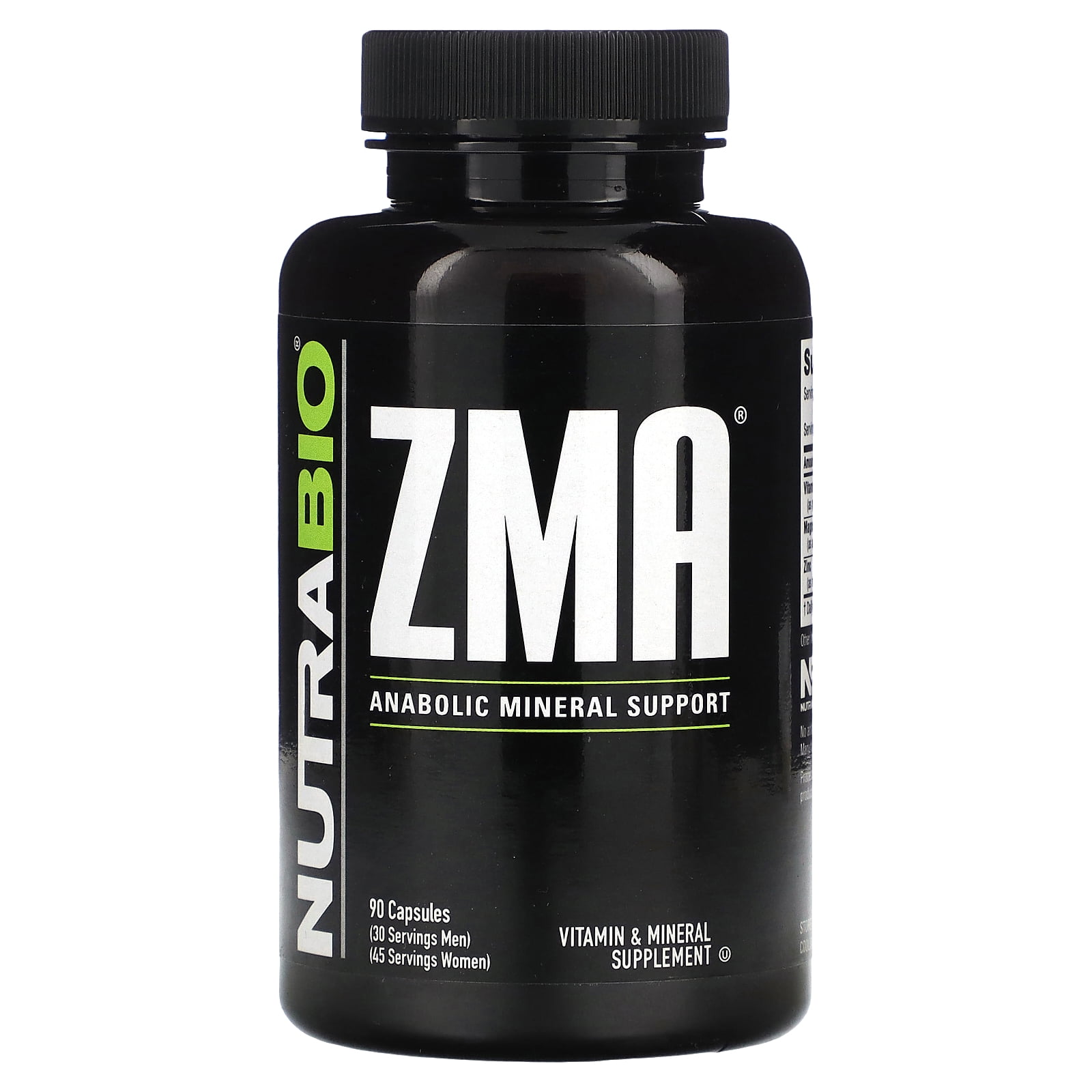NutraBio ZMA , 90 Capsules