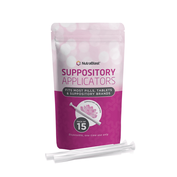 NutraBlast Suppository Applicators, 15 Ct