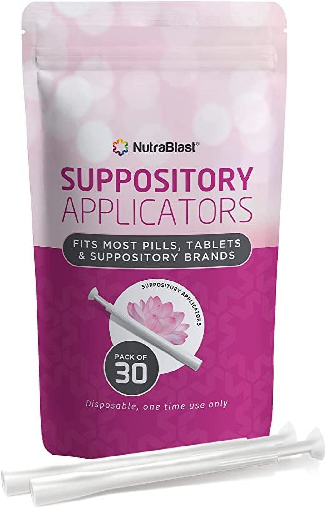 NutraBlast Feminine Health Vaginal Suppository Applicators, Boric Acid