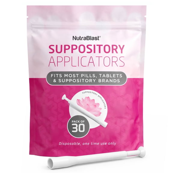 NutraBlast Suppository Applicators, 30 Ct