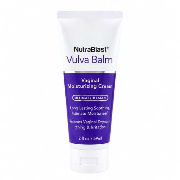 NutraBlast Vulva Balm Moisturizing Intimate Cream for Sensitive Skin, 2 oz