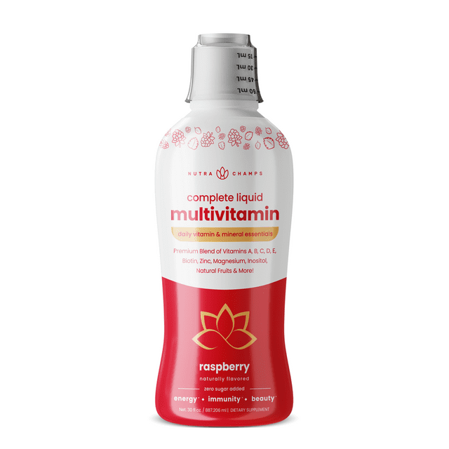 NutraChamps Complete Liquid Multivitamins Liquid Vitamins for Women
