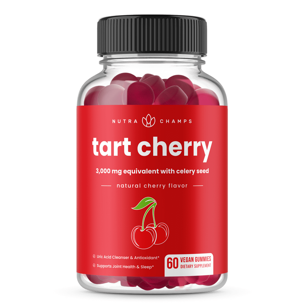NutraChamps Tart Cherry Inflammation Berry Chews 3000mg Supplement