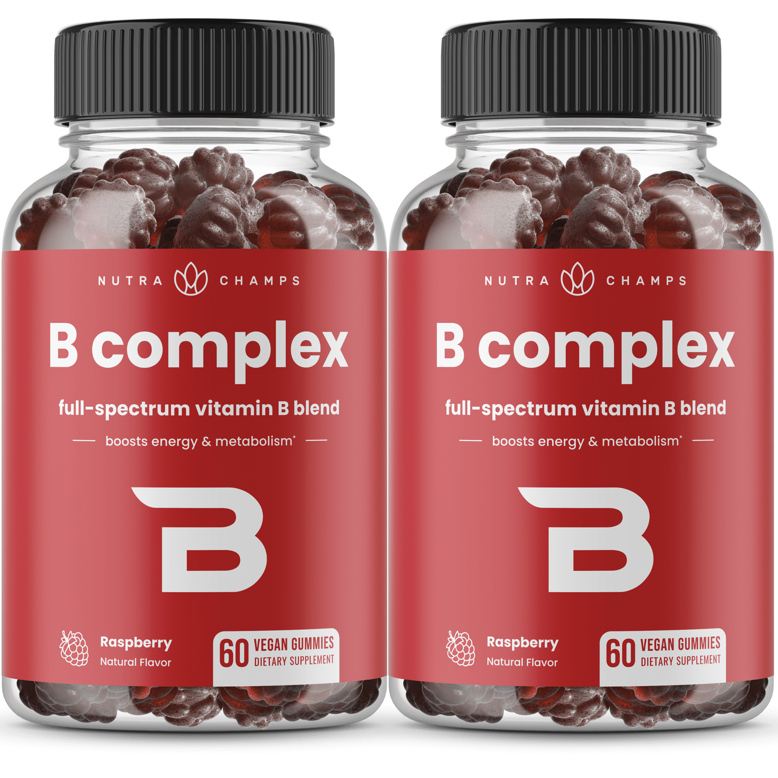 NutraChamps Vitamin B Complex Gummies Gummies for Women, Men & Kids Boost Energy