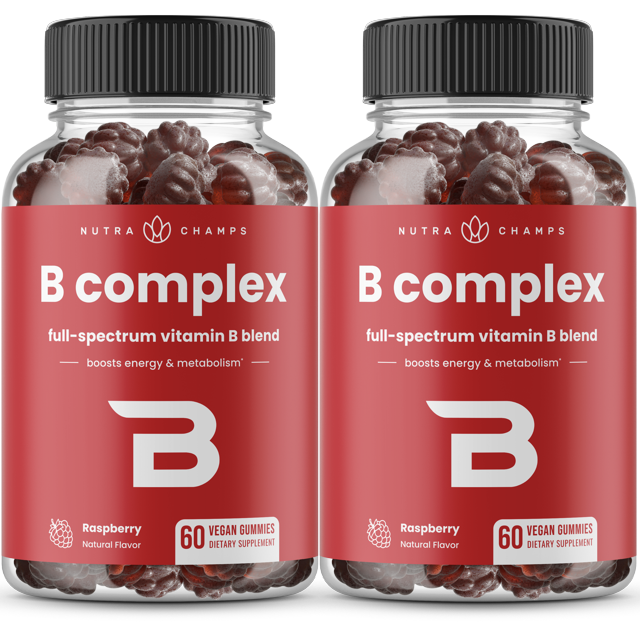 NutraChamps Vitamin B Complex Gummies Gummies for Women, Men & Kids