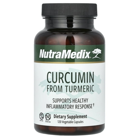 NutraMedix Curcumin From Turmeric, 500 mg, 120 Vegetarian Capsules (250 mg per Capsule)